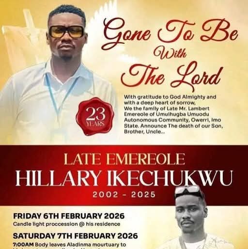 His kinsmen sang songs chanting how they were glad he d!ed - X user reveals what allegedly transpired during burial of g@y man k!lled by h0m0phobic men in Port Harcourt 1 FB IMG 1770708135690