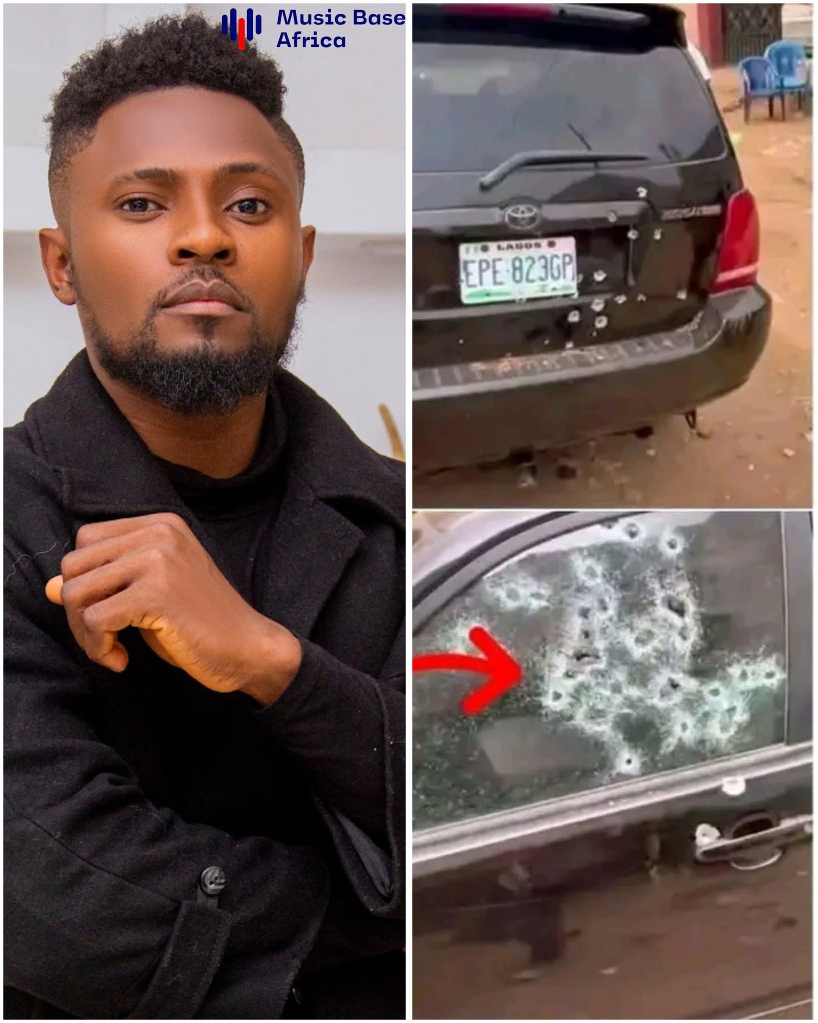 Nigerian actor, Maurice Sam has reportedly just survived an assassination attempt on his life a couple of minutes ago. 1 FB IMG 1770969151169