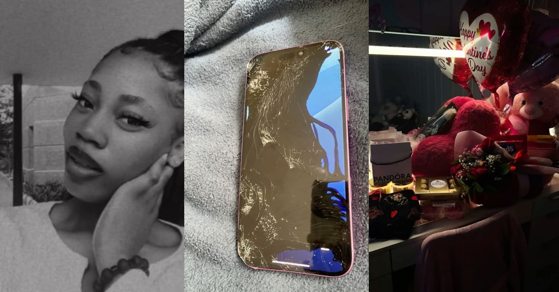 A lady has gone viral online after sharing her boyfriend's reaction when she reminded him about her Valentine's gift. 1 FB IMG 1771095234725