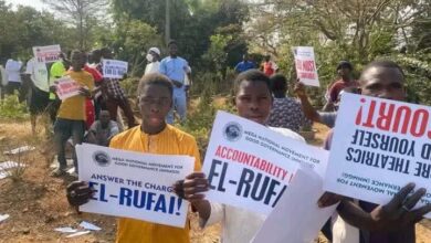 Anti–El-Rufai Protesters Besiege EFCC Headquarters, Demand Former Governor’s Arrest 13 FB IMG 1771242217068