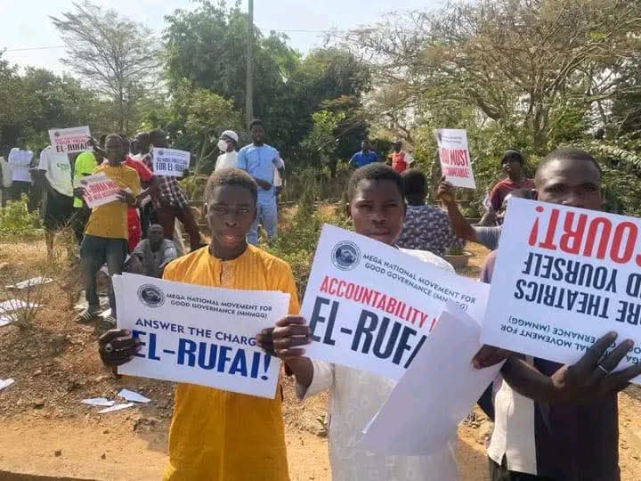 Anti–El-Rufai Protesters Besiege EFCC Headquarters, Demand Former Governor’s Arrest 1 FB IMG 1771242217068