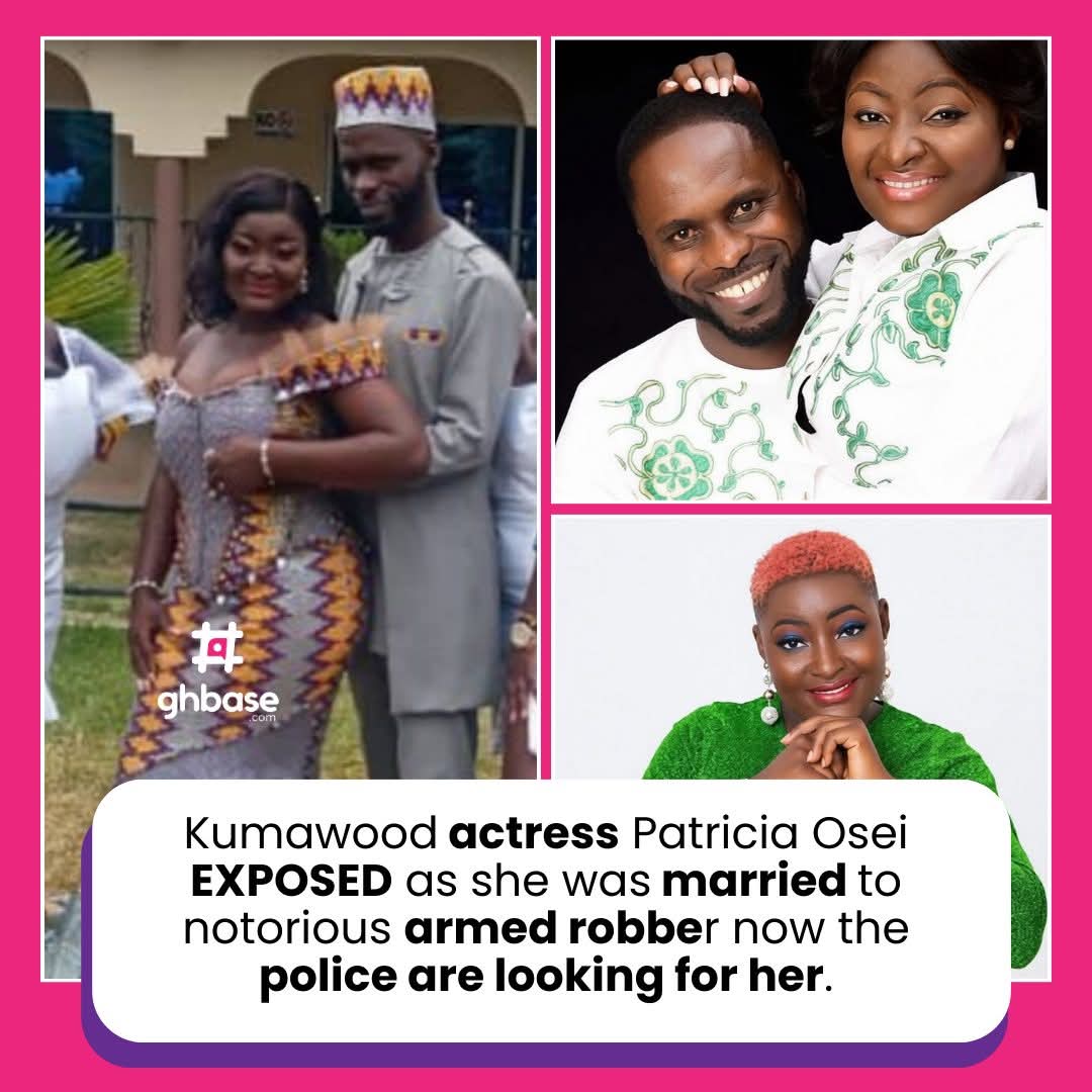 This Kumawood actress known as Patricia Osei Boateng, is being searched for by GPS as it has been revealed she was married to one of the arm+d robb+ers who k+lled an important man. 1 FB IMG 1772093731923