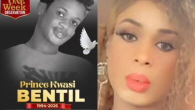 Family of Ghanaian transgender woman uses his male photo on funeral poster instead of the woman she was before she died 7 FB IMG 1772234400826