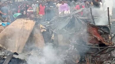 Fire outbreak at mgbuka Obosi Onitsha Anambra State. 11 IMG 20260221 103021 449
