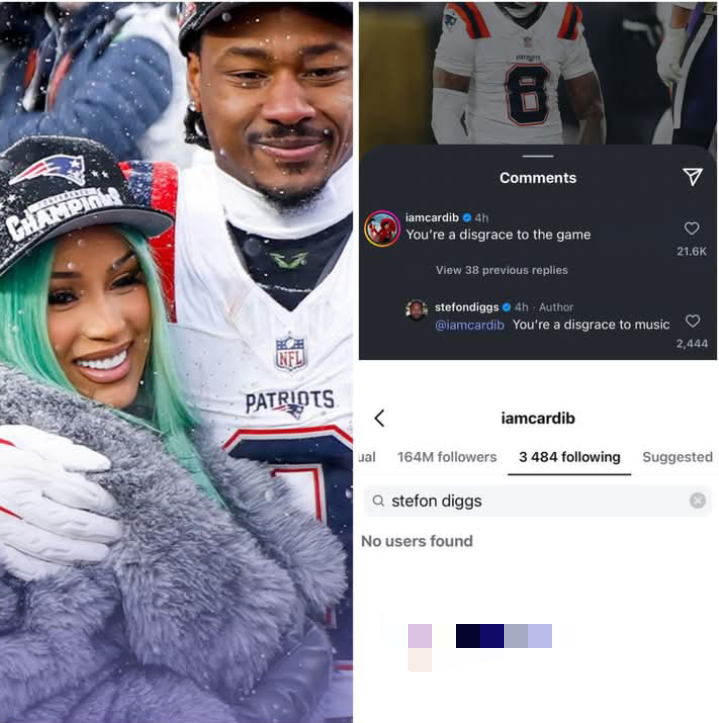 Cardi B and Stefon Diggs are n0t in talking terms after the Superbowl Halftime show, where Stefon Diggs's team l0st. 1 Screenshot 20260209 230125