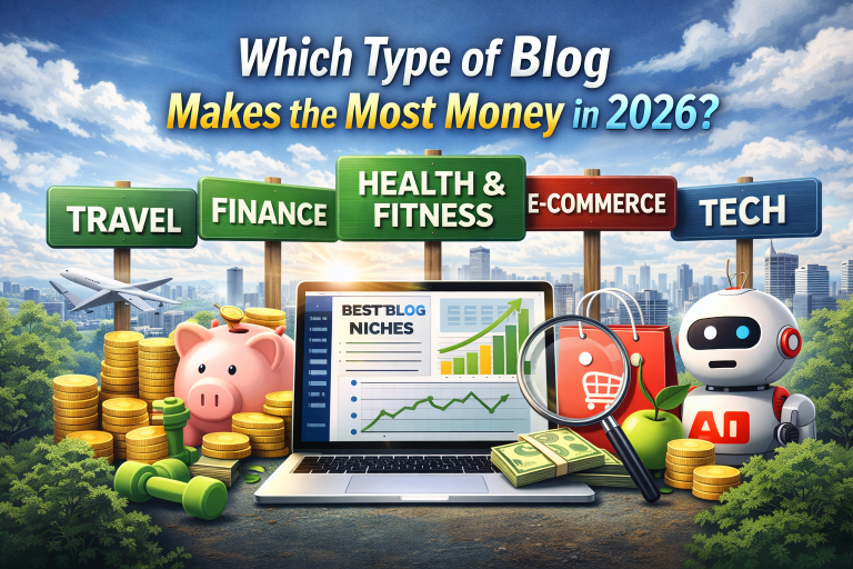 Which Type of Blog Niche Makes the Most Money in 2026 (Top 7 Niches) 1 Which Type of Blog Makes the Most Money