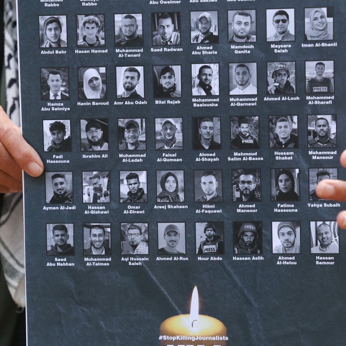 Record 129 journalists and media workers killed in 2025, mostly by Israel 1 pon