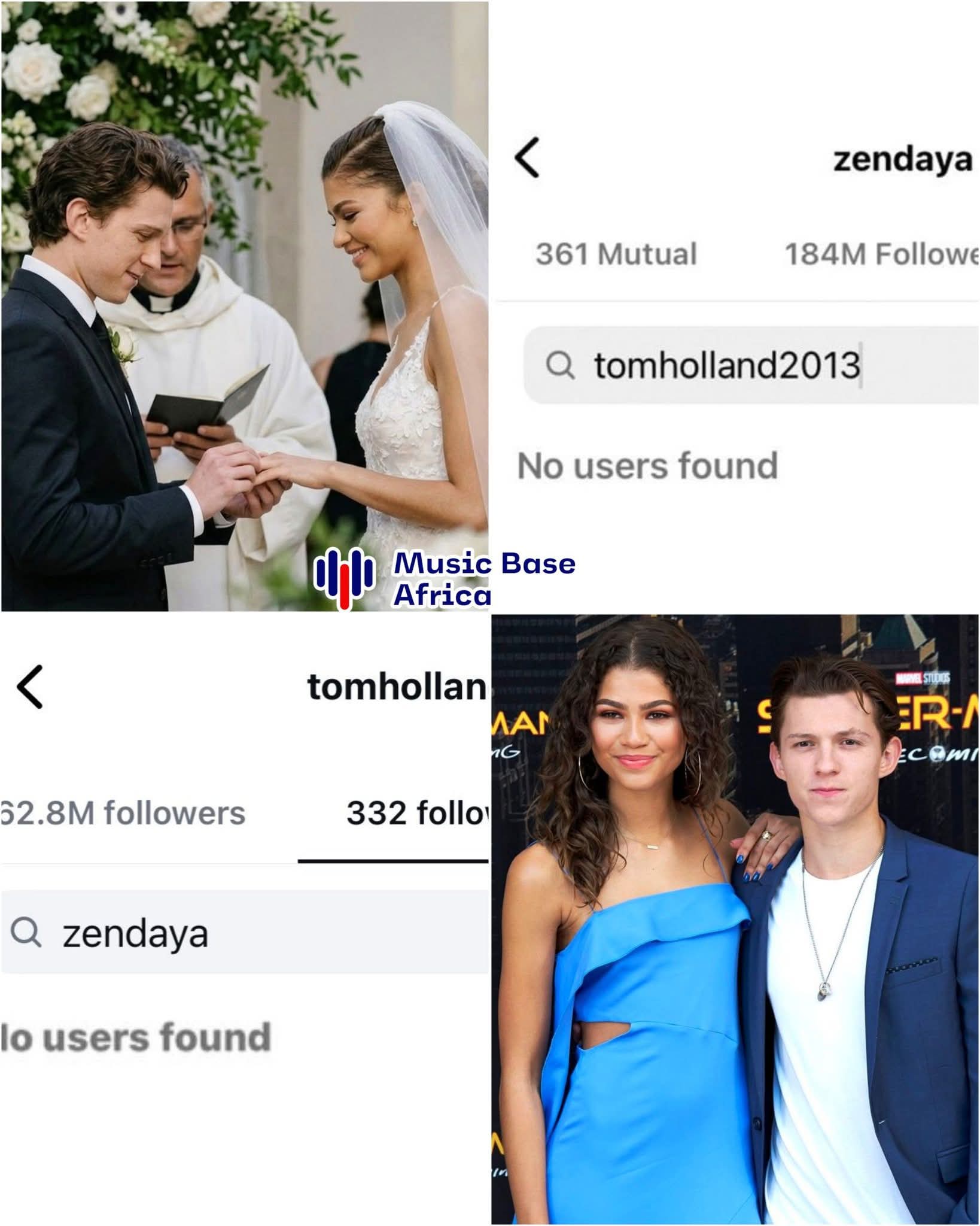 Tom Holland and Zendaya have unfollowed each other on Instagram after news of their wedding went viral online. 1 FB IMG 1772579847219