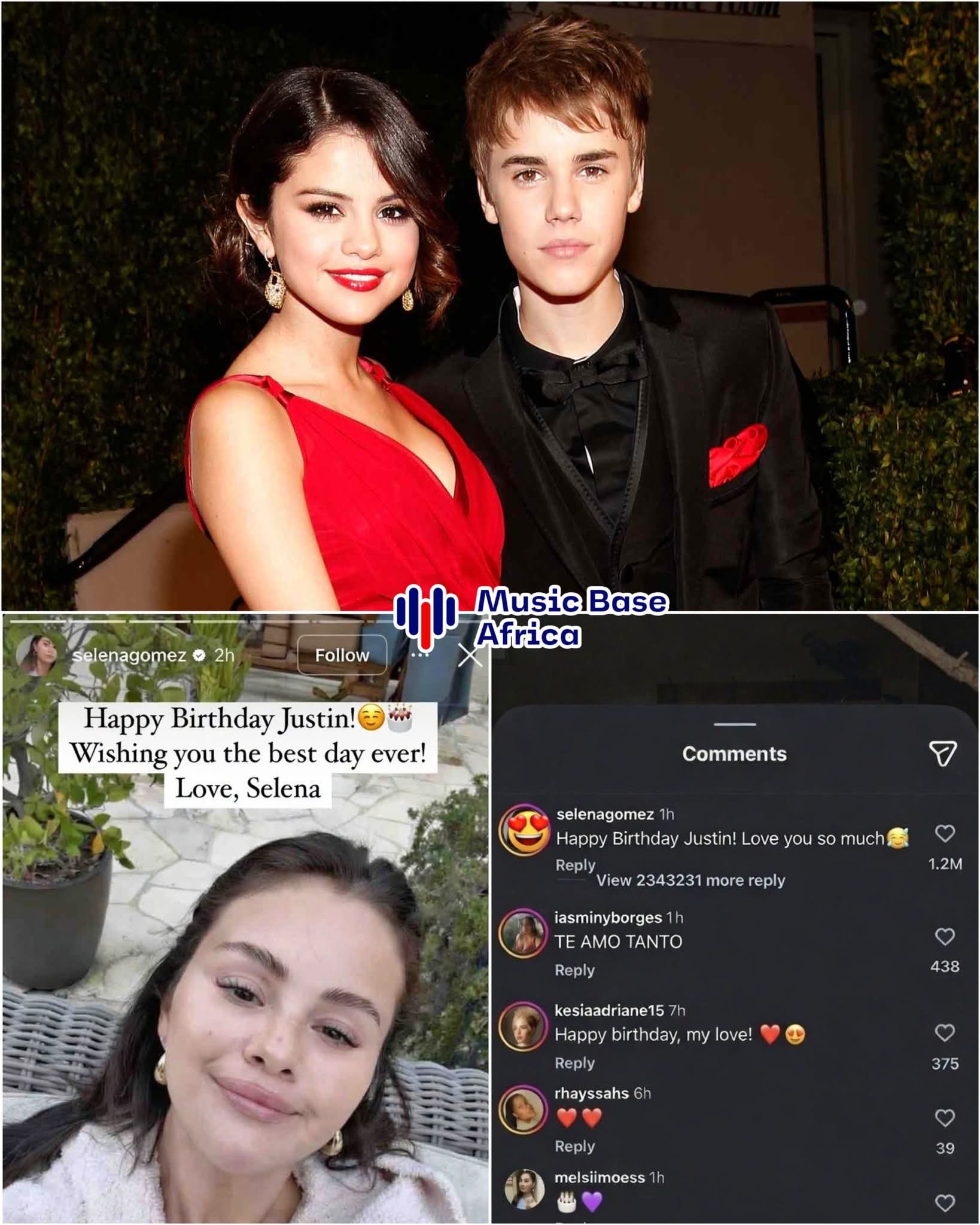 Selena Gomez surprised many people by sending birthday wishes to Justin Bieber on his 32nd birthday. 1 FB IMG 1772580555284