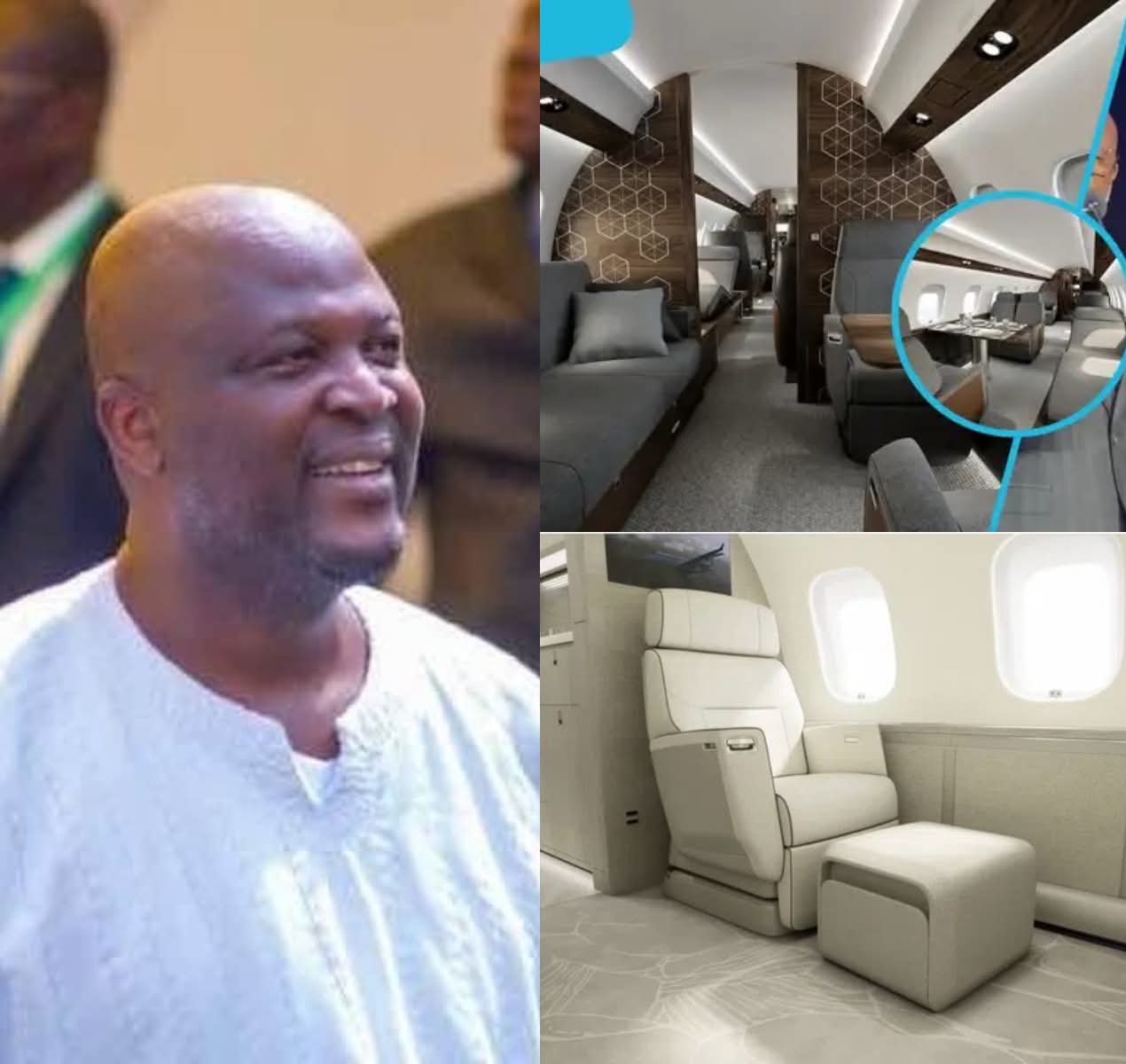 Inside Ibrahim Mahama's $70 million Bombardier Global 6500: A look at the luxurious private jet interior 1 FB IMG 1772623058490
