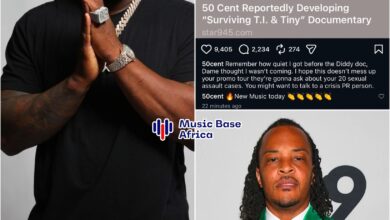 50 Cent just revealed that he is finally working on the documentary about the 30 women who accused T.I and Tiny of drvgging and tr@fficking them. 9 FB IMG 1772722295694