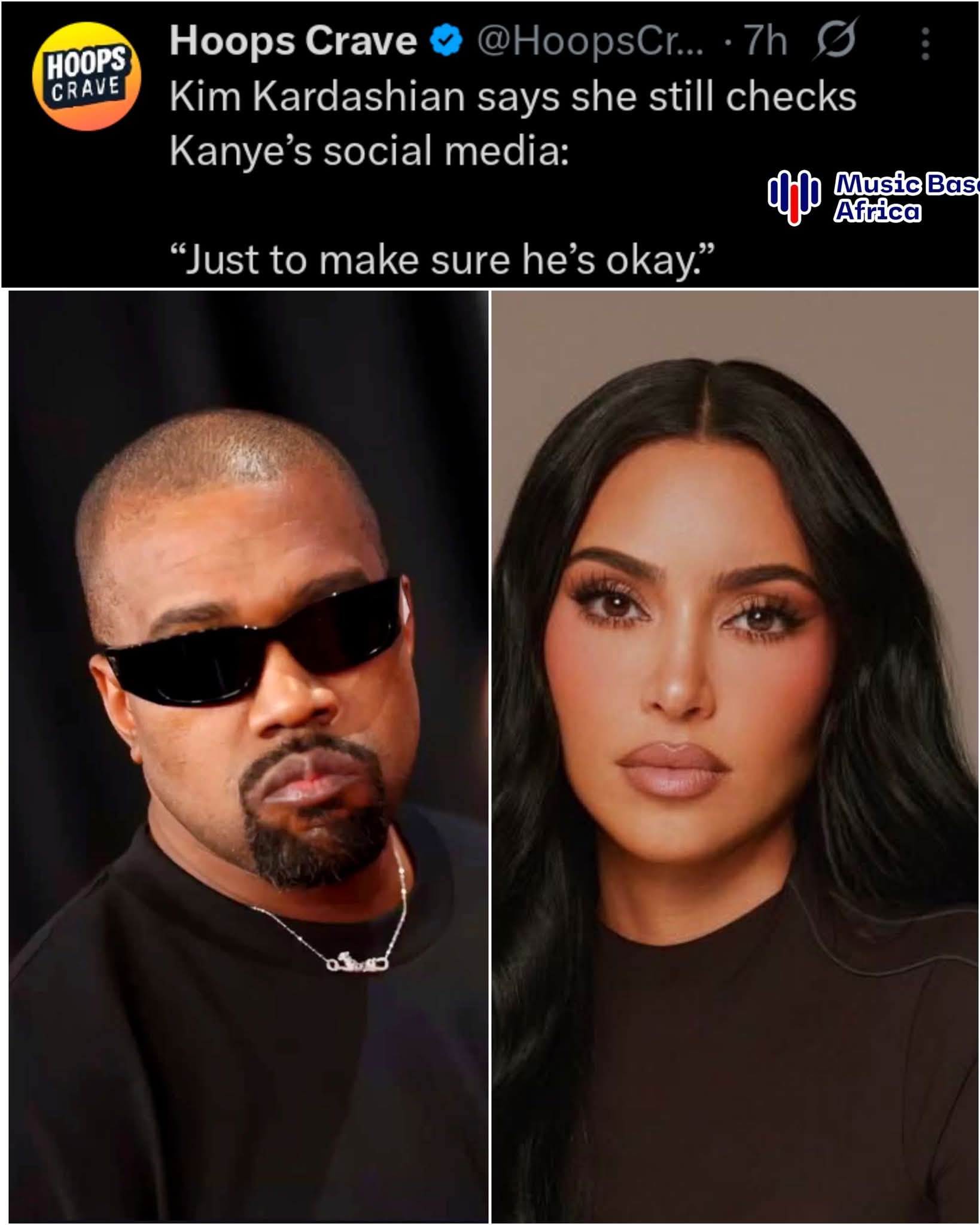 Kim Kardashian reportedly can not move on from Kanye West(Ye). She still 'stalks' him just to make sure he is okay. 1 FB IMG 1772979330579