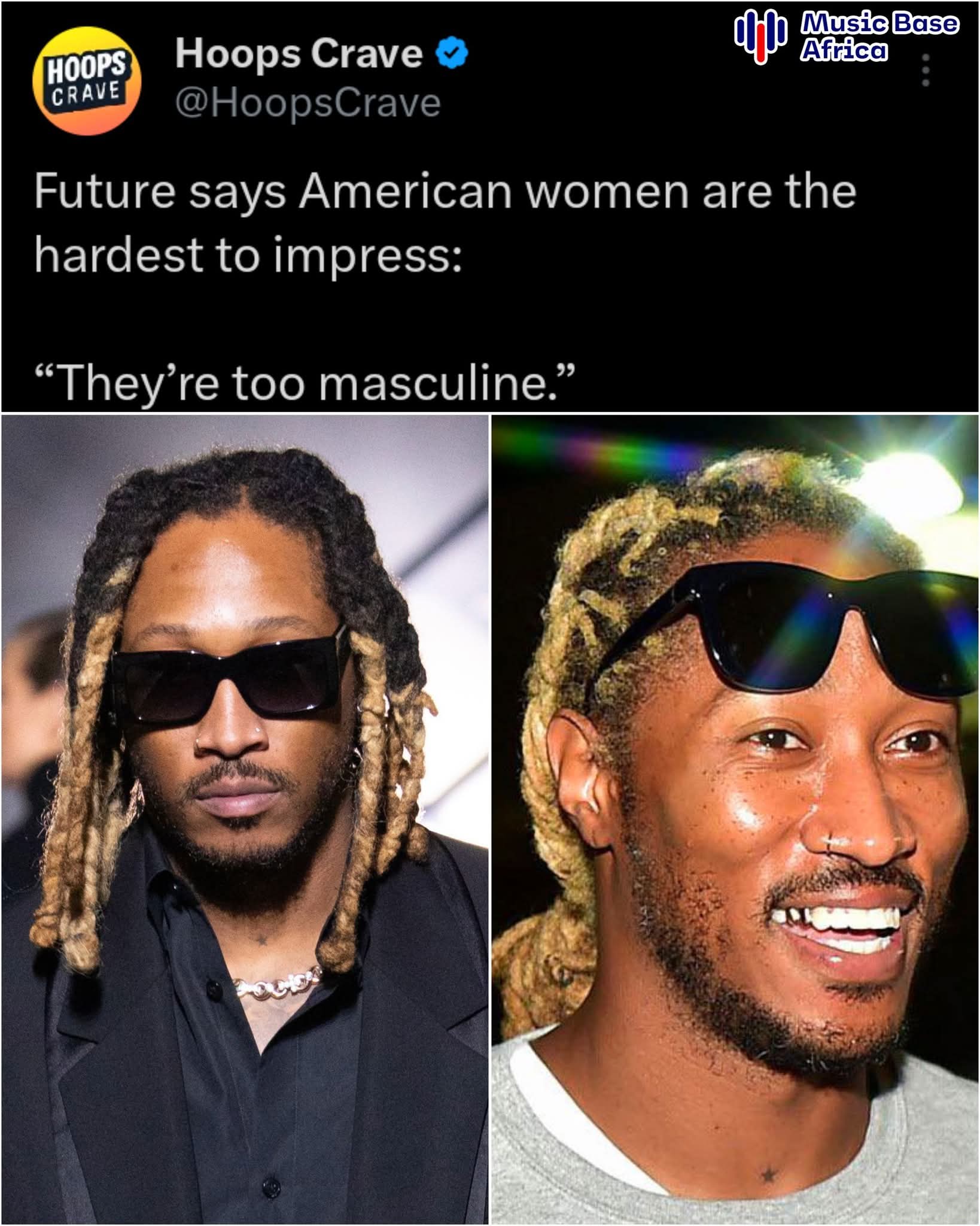 Future says American women are the hardest women to impress. He believes they have way too much standard. 1 FB IMG 1772979869315
