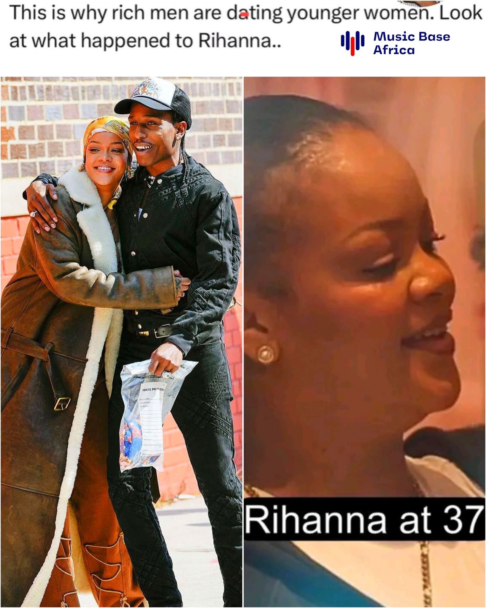 Netizens Claim Rihanna Settled Down With A$AP Rocky Because She’s Getting Older 1 FB IMG 1773046122448