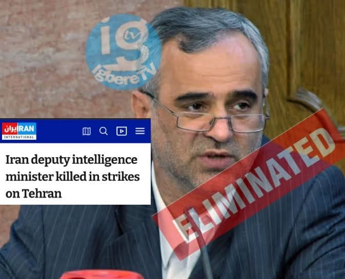 Iranian state media confirms Akbar Ghaffari, the country’s deputy intelligence minister Killed in Israeli Precision Airstrikes 1 FB IMG 1773346980039