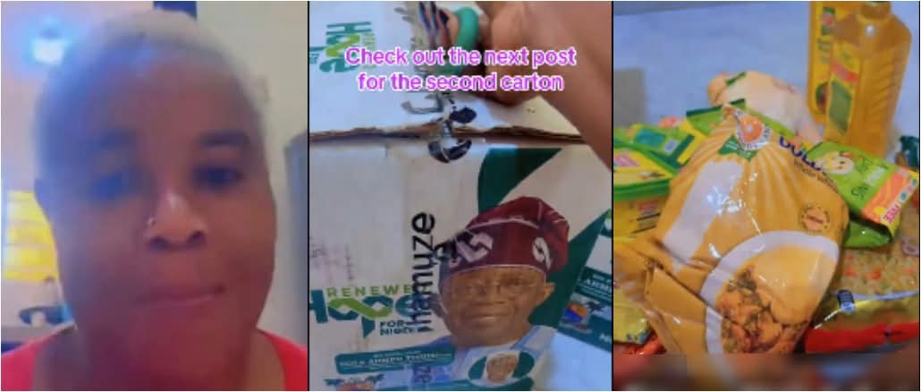“I Will Eat, But Not Vote”- Nigerian Woman Shows Tinubu’s Gift Box In Viral Video 1 FB IMG 1773395996479