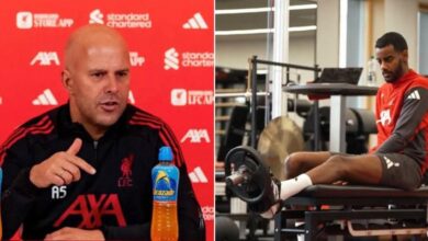 Arne Slot confirms Alexander Isak is still working with the rehab team and NOT with the main squad yet 12 FB IMG 1773445326252