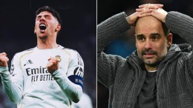 Only 𝟕 players have ever scored a 𝐡𝐚𝐭-𝐭𝐫𝐢𝐜𝐤 vs Pep Guardiola 5 FB IMG 1773481919118