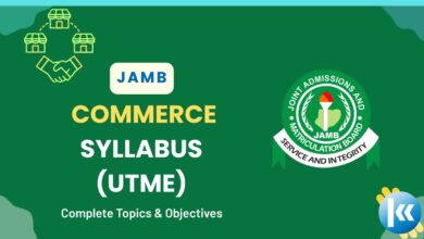 JAMB Commerce Syllabus1