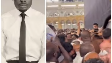 Singer Asake seen Struggling so hard to touch the Black Stone at the Kaaba during pilgrimage at Saudi Arabia 10 Screenshot 20260314 113502