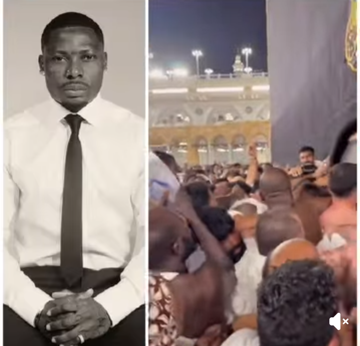 Singer Asake seen Struggling so hard to touch the Black Stone at the Kaaba during pilgrimage at Saudi Arabia 1 Screenshot 20260314 113502