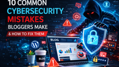 cybersecurity mistakes bloggers make