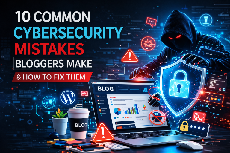 Common Cybersecurity Mistakes Bloggers Make (And How to Fix Them) 1 cybersecurity mistakes bloggers make