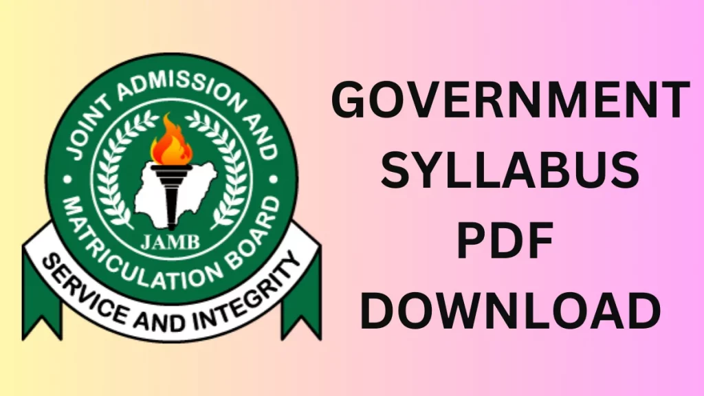 JAMB Government Past Questions And Answers / Syllabus 2025/2026 1 jamb government syllabus jambportals