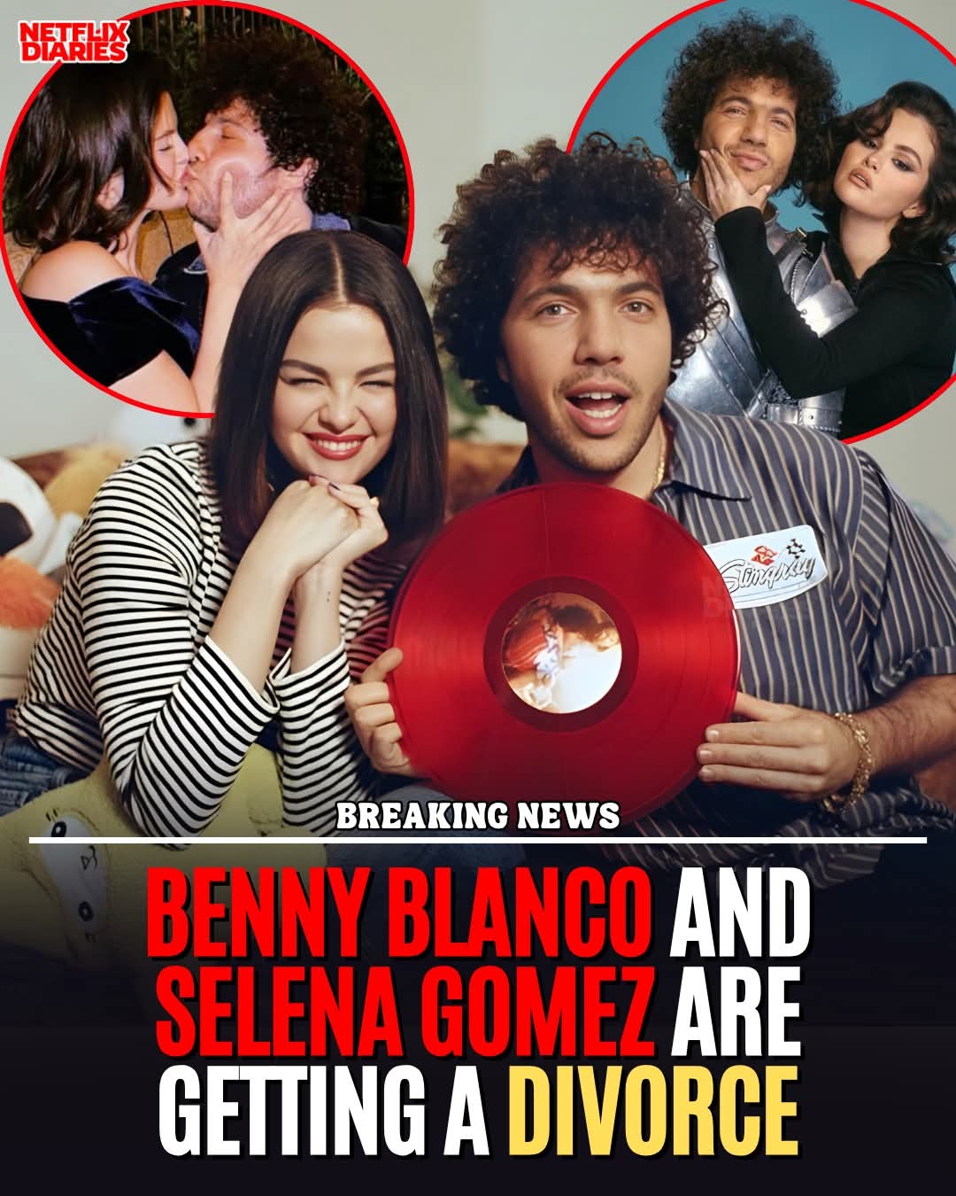 Selena Gomez and Benny Blanco are reportedly getting a divorce. 1 FB IMG 1776103569048