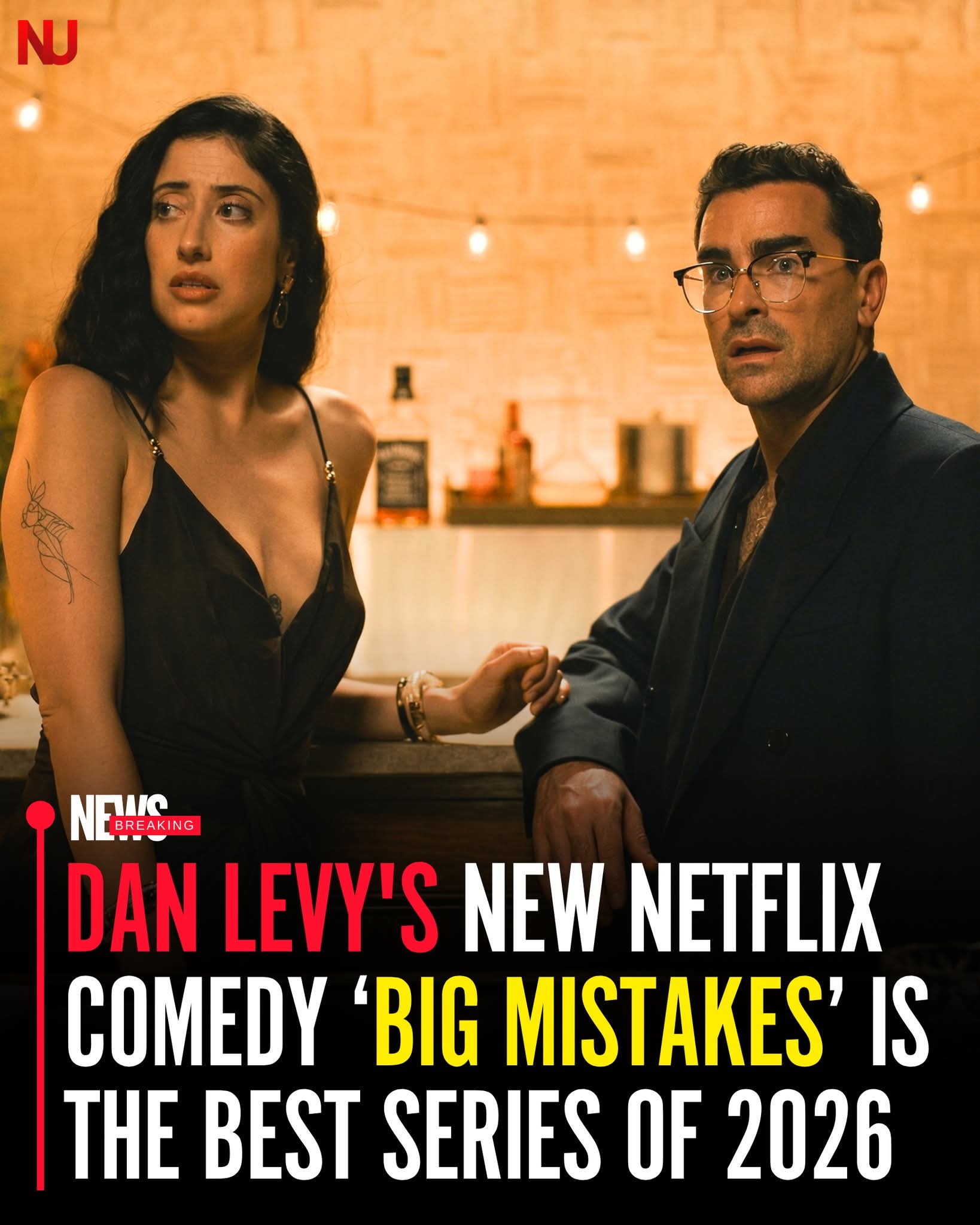 Dan Levy’s new Netflix comedy BIG MISTAKES is already exploding in popularity, quickly becoming one of the biggest series of 2026 and climbing the platform’s charts worldwide 1 FB IMG 1776110578330