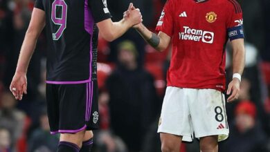 Bruno Fernandes on Harry Kane 13 FB IMG 1776110891321