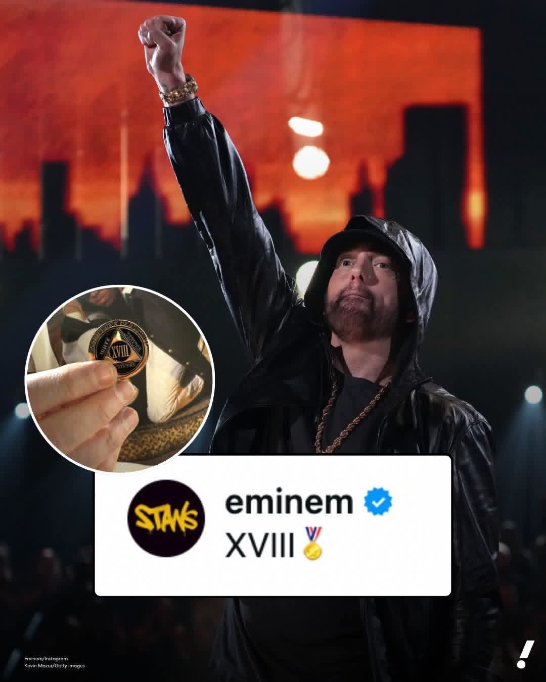 Eminem has reached 18 years of sobriety. 1 FB IMG 1776807914535