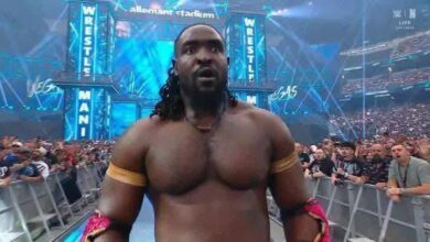 Oba Femi defeats Brock Lesner to Win WrestleMania 3 FB IMG 1776839421655