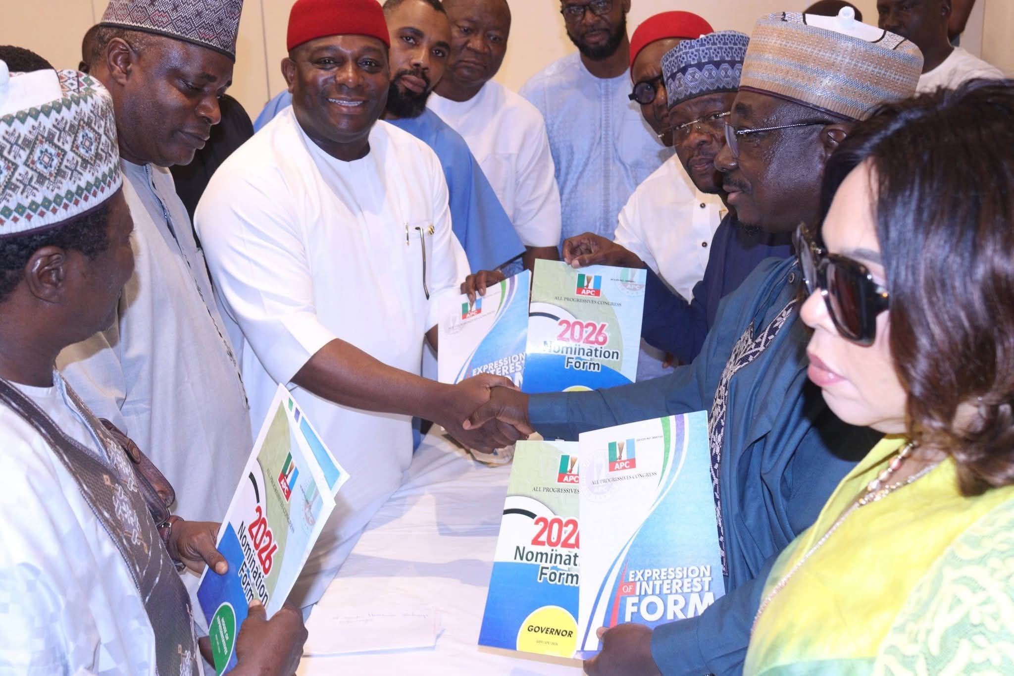 Abia APC Gets First Governorship Aspirant as Mascot Kalu Picks Nomination Form 1 FB IMG 1777403905860