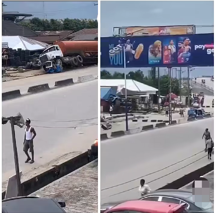 Keke rider, passenger lose lives in tanker accident near Effurun roundabout in Delta State 1 Screenshot 20260409 151927