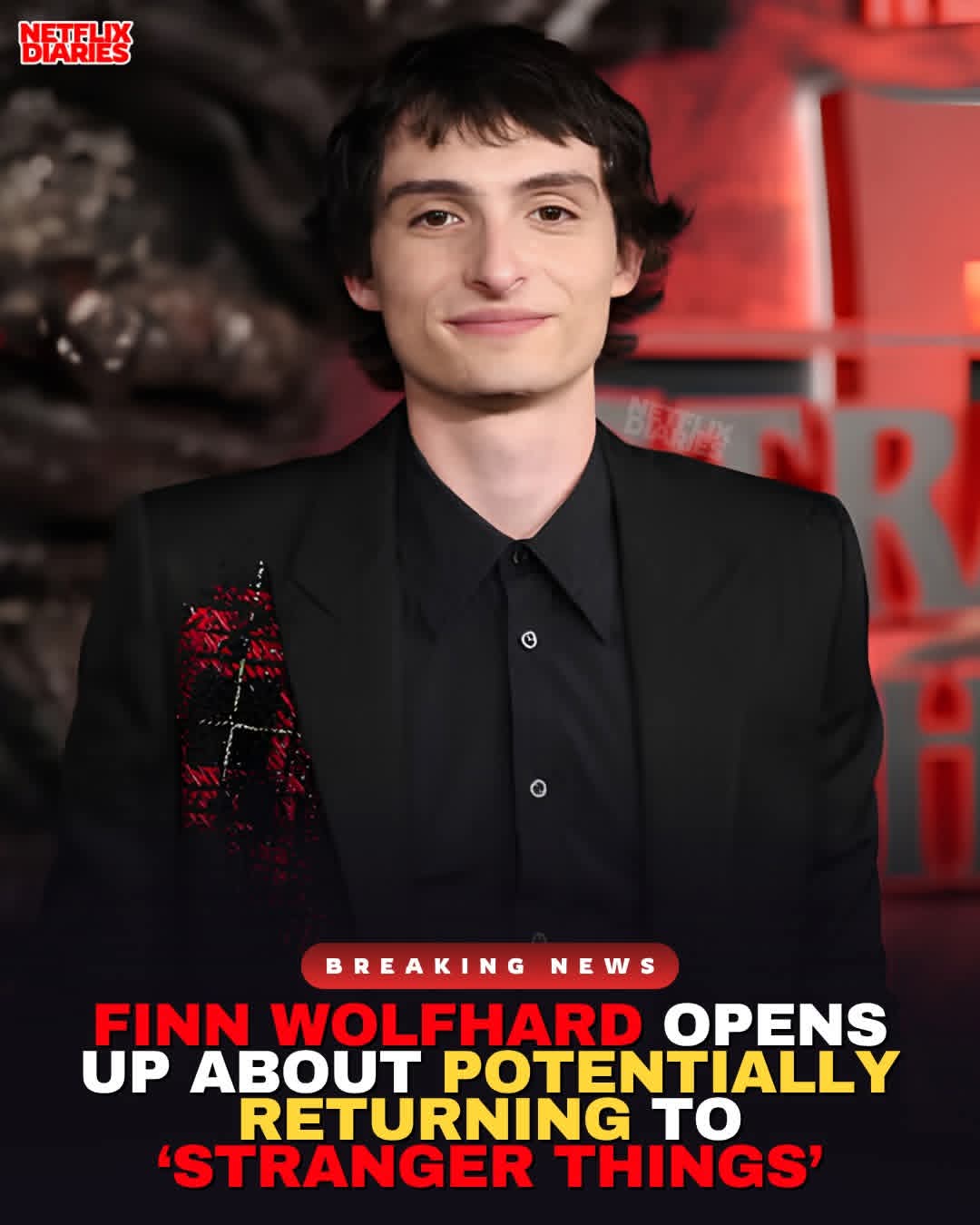 Finn Wolfhard says he would immediately return to Stranger Things if given the chance in the future. 1 FB IMG 1778531517289