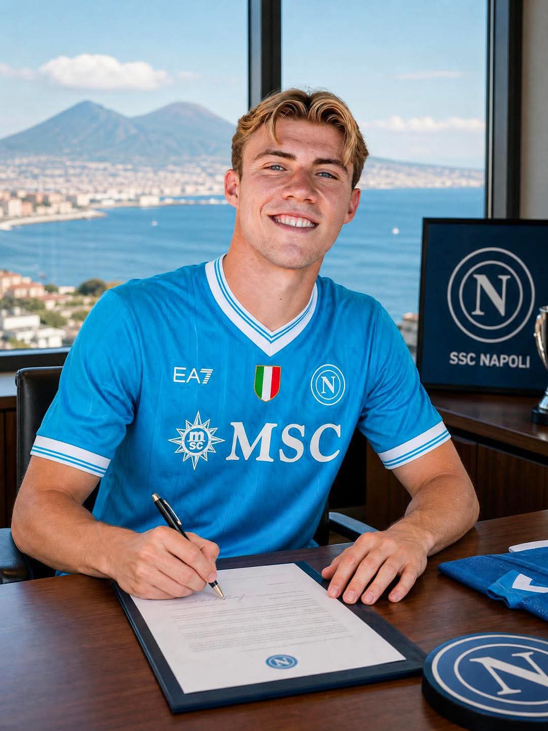 Napoli confirm Rasmus Højlund has joined on a permanent deal, €44m Fee to Man United 1 FB IMG 1780489407475