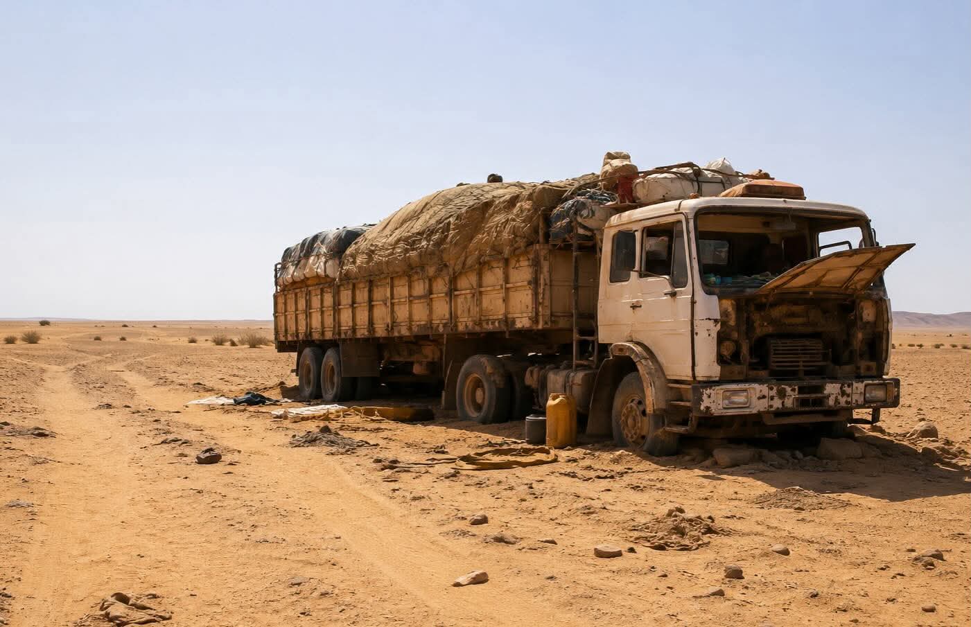 Nearly 50 people d!e of thirst in Sahara desert after lorry breaks down 1 FB IMG 1780691822787