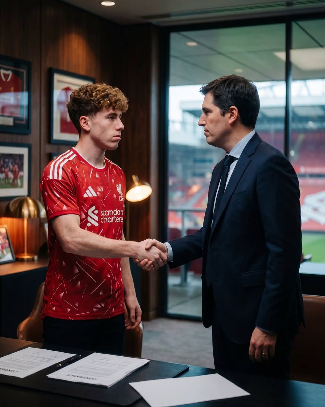 Víctor Muñoz has Signed his contract at Liverpool 1 FB IMG 1781768716067