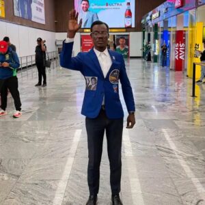 The legendary DR Congo fan, Lumumba Vea, has finally arrived at the World Cup 3 FB IMG 1782248771211