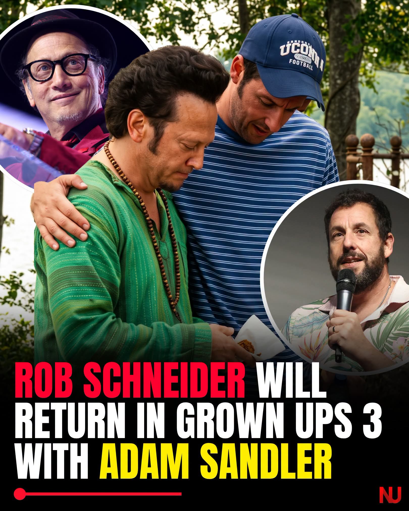 Rob Schneider is officially returning for GROWN UPS 3, reuniting with Adam Sandler and the original gang 1 FB IMG 1782857994450