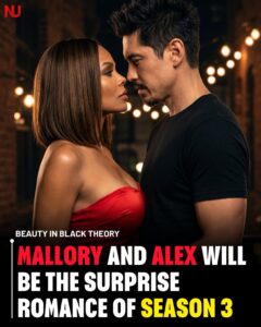 MALLORY AND ALEX are quickly becoming BEAUTY IN BLACK's biggest Season 3 romance theory. 2 FB IMG 1784669170043