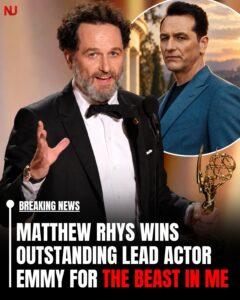 Matthew Rhys has officially won the Emmy for Outstanding Lead Actor in a Limited or Anthology Series or Movie for his performance in THE BEAST IN ME. 2 FB IMG 1789627994312
